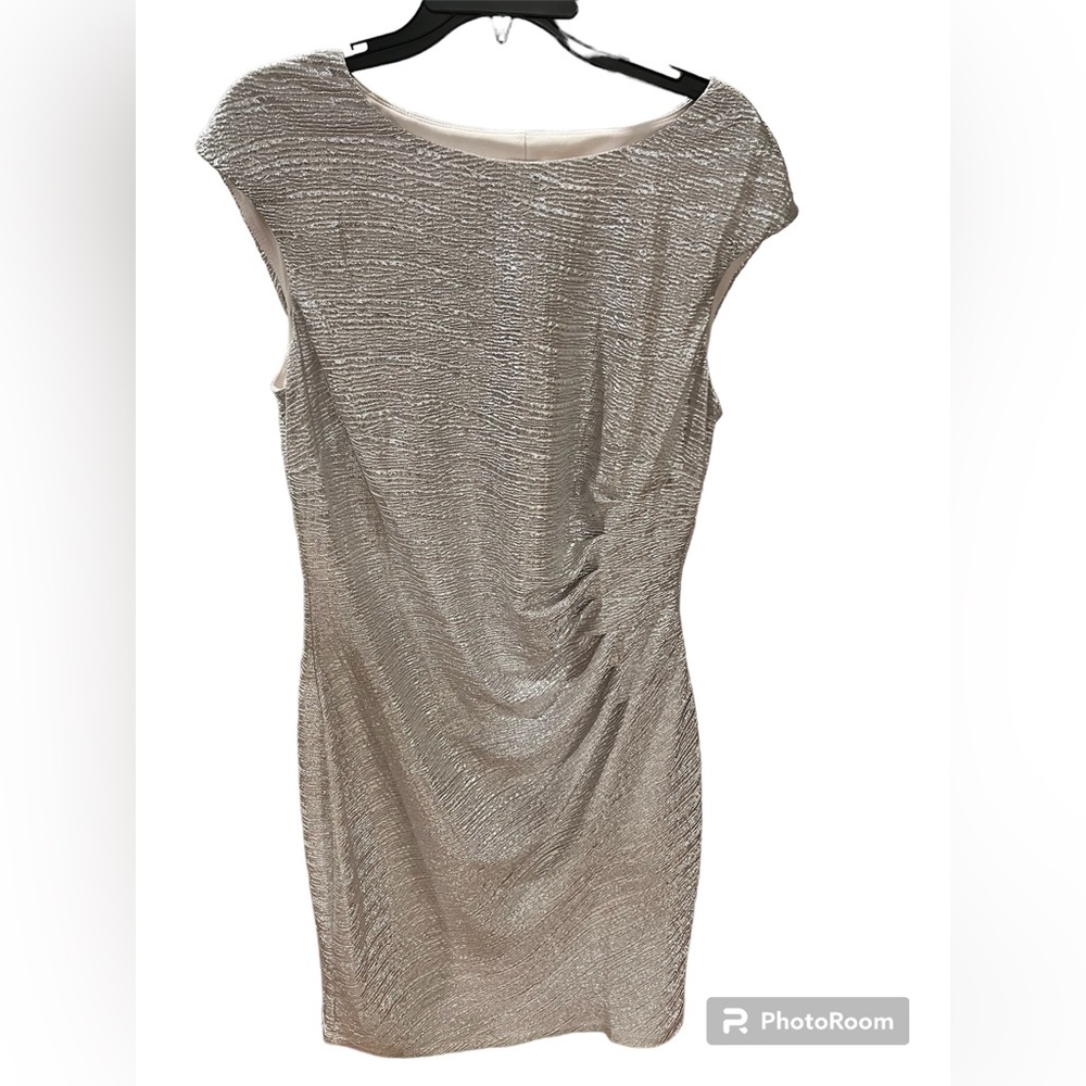 NWT Anne Klein Silver Dress